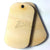 Wooden Dog Tags 2" x 1-1/8" Craft Dog Tags Flat Hard wood Shapes USA MADE!